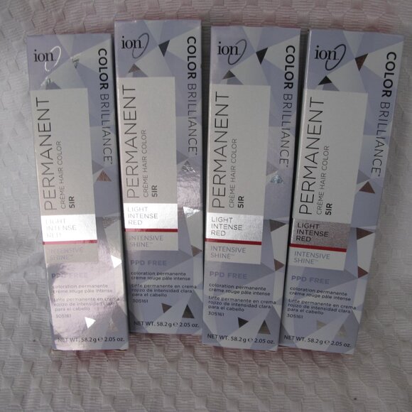 Bundle of 4 Ion Light Intense Red Hair color - Picture 9 of 15